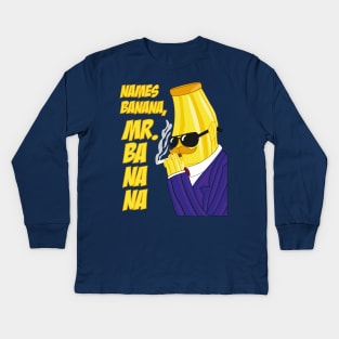 Mr. Banana Kids Long Sleeve T-Shirt